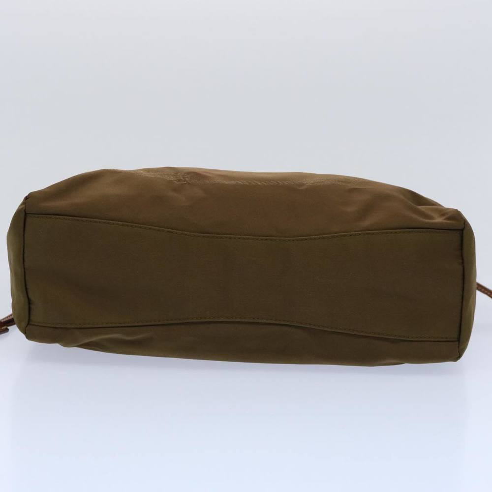 PRADA Shoulder Bag Nylon Khaki Auth bs10307 - Picture 5 of 16